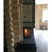 Изразцовый камин коллекции Птицы в синем цвете от производителя Ceramica