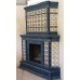 Изразцовый угловой открытый камин. от производителя Ceramica