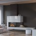 Камин Брикс с широким подиумом. Топка с Г-образным стеклом от производителя Ceramica Камин Брикс с широким подиумом. Топка с Г-образным стеклом от производителя Ceramica