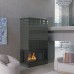 Изразцовый камин Брикс с топкой с Г-образным стеклом от производителя Ceramica Изразцовый камин Брикс с топкой с Г-образным стеклом от производителя Ceramica