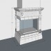 Камин Бристоль с топкой с Г-образным стеклом от производителя Ceramica