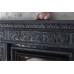 Камин до полки в облицовке Альбион. Цвет: Лазурный от производителя Ceramica