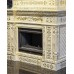 Камин на дровах в коллекции Альбион с росписью в золоте. от производителя Ceramica
