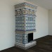Изразцовый камин Византия с топкой с Г-образным стеклом от производителя Ceramica
