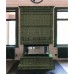 Классический камин зеленого цвета с топкой MCZ Plasma 95 T. от производителя Ceramica