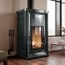Печь-камин типовая КерамикаДекор Ритм в цвете Лазурный от производителя Ceramica
