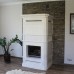 Пристенный камин в белом цвете с топкой фирмы Tarnavya. от производителя Ceramica