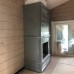 Современный изразцовый камин "Сохо". Эмаль: Серый графит от производителя Ceramica