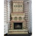 Угловой камин в деревянном доме с топкой Астрофлам 75 57к. от производителя Ceramica