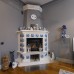 Угловой портал для камина Голландия в синей росписи 2751 от производителя Ceramica