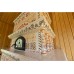 Высокий (6,3м) изразцовый камин с панно и росписью от производителя Ceramica
