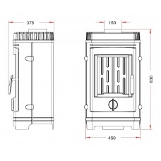 Чугунная печь Invicta Chatel