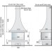 Пристенный закрытый камин Julietta 985 JC Bordelet  от производителя JC BORDELET