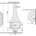 Пристенный камин Marina 993 JC Bordelet от производителя JC BORDELET