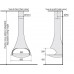 Пристенный подвесной камин Tatiana 997 JC Bordelet от производителя JC BORDELET