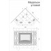 Изразцовый камин Медальон угловой Художественный от производителя КимрПечь