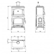 Печь камин La Nordica Isotta Forno Evo