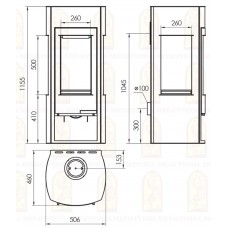 Печь-камин Мета-Бел Неман