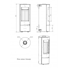 Печь-камин Мета-Бел Селигер 