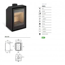 Печь камин Rocal Arc 40V