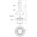 Островной камин LOFT - 01 от производителя Russia Grill