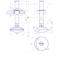 Подвесной камин LOFT - 03 1000мм