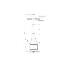 Подвесной камин LOFT - 11 