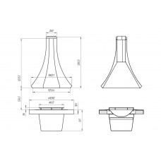 Островной камин LOFT - 13