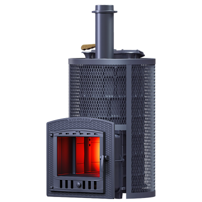 Печь Авангард ЗК 40 (П2) Ураган в сетке от производителя ТехноЛит