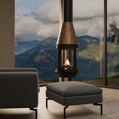 Дровяной камин Traforart Arlet High Enclosure Central от производителя Traforart