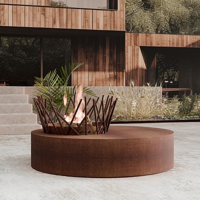Уличный очаг Traforart Iconic Medium Corten от производителя Traforart