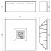 Уличный очаг Traforart Square от производителя Traforart
