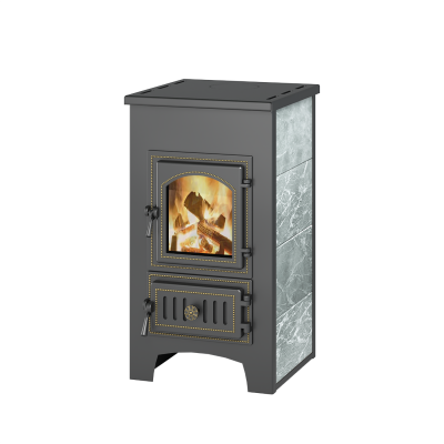 Печь-камин ВЕЗУВИЙ ПК-01 (205) талькохлорит 12 кВт (200 м3) Ø 150 мм от производителя Везувий