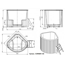 Купель Corner 130