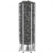Печь для бани SAWO TOWER вертикальная, круглая, 8 кВт, TH5-80Ni2-P, выносной пульт (встроенный блок мощности, пульт покупается отдельно)