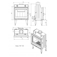 Каминная топка SKADI ТКТ 11.0