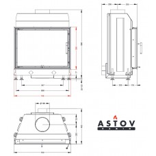 Каминная топка АСТОВ М 700