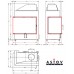 Каминная топка АСТОВ П2С 800 от производителя Astov