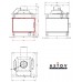 Каминная топка АСТОВ П4С 800 от производителя Astov