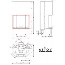 Каминная топка АСТОВ ПП 6957