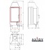 Каминная топка АСТОВ ПС 3865 от производителя Astov