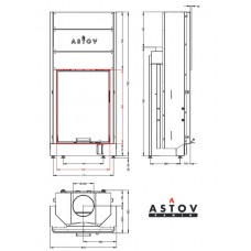 Каминная топка АСТОВ ПС 6590