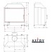 Каминная топка АСТОВ ПС 800 от производителя Astov
