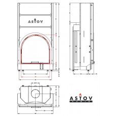 Каминная топка АСТОВ ПСА 7070