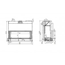 Каминная топка 120x45 S 2.0 