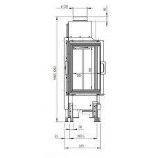 Каминная топка 38x38x57 K 2.0