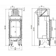 Каминная топка Austroflamm 45x68 K 2.0