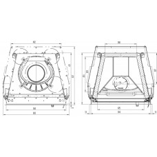 Каминная топка Austroflamm 55x45 K 2.0