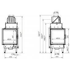 Каминная топка Austroflamm 55x55x57 K 3.0