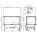 Каминная топка Austroflamm 89x49x45 S 2.0 Left от производителя Austroflamm